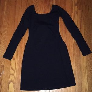 Susana Monaco Long sleeve Navy dress